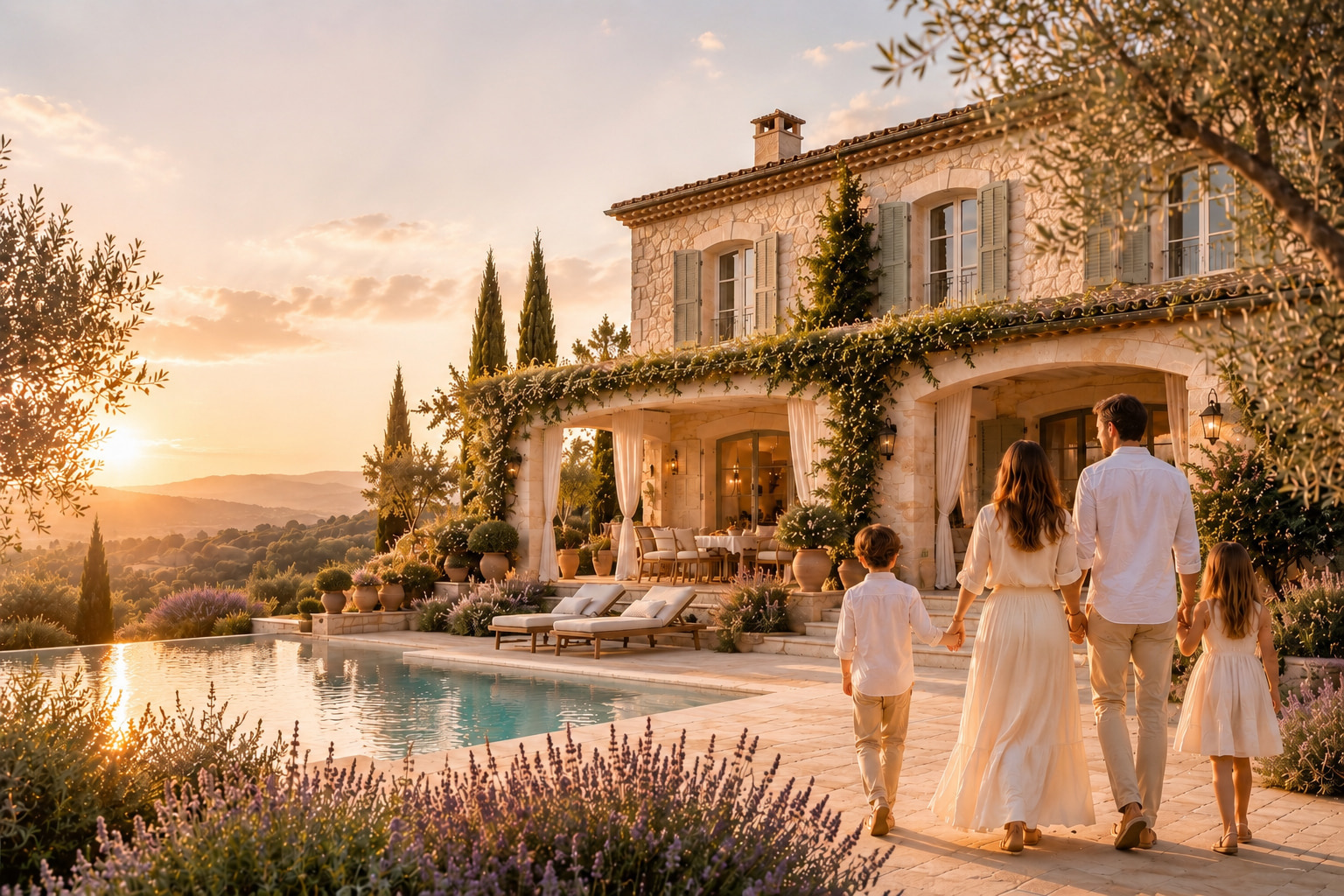 L’univers Made in Evidence, une maison provençale au soleil couchant